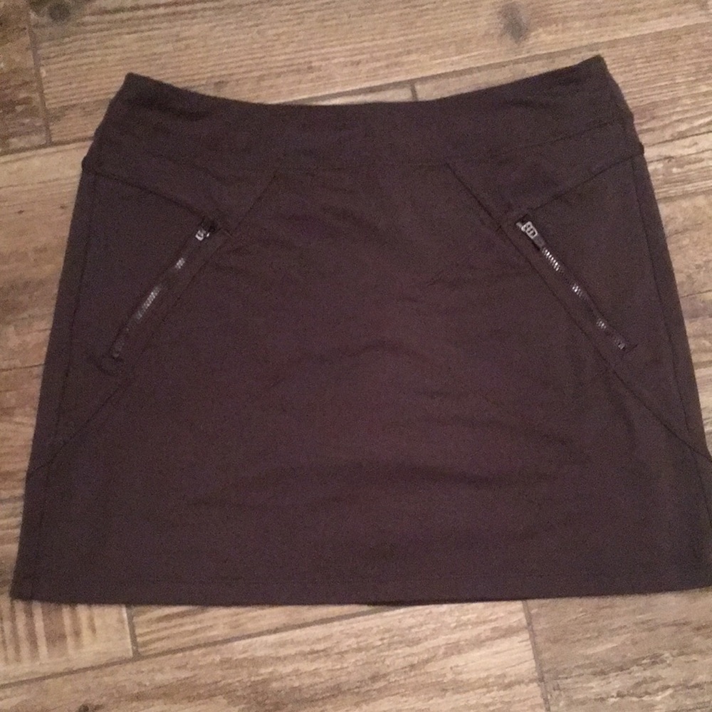 Athleta chocolate brown skort